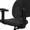Flash Furniture Contemporary Drafting Chair, 20" L 42-3/4" H, Adjustable Padded, Fabric Seat BT-659-BLK-ARMS-GG - alternate 5